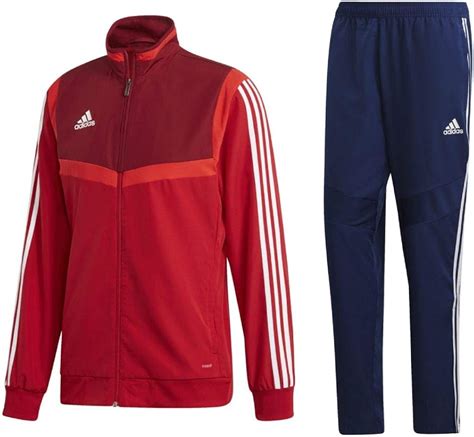 adidas präsentationsanzug rot